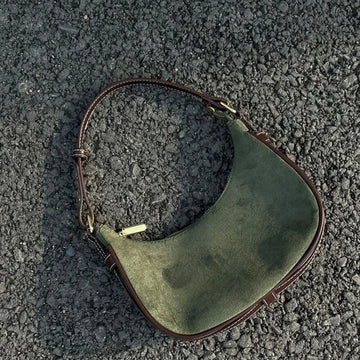 Qfdian Trendy Fashion Luxury Design Underarm Hobo Bag All Match Casual Shoulder Handbags Vintage Office Lady Top-Handle Bags Y2k Women